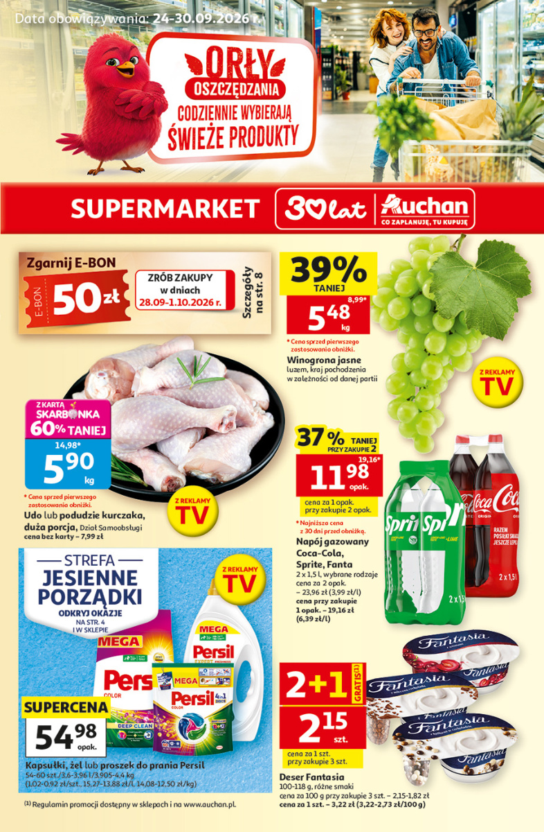 Okładka gazetki Gazetka 30 Lat Supermarket Auchan — Auchan Supermarket