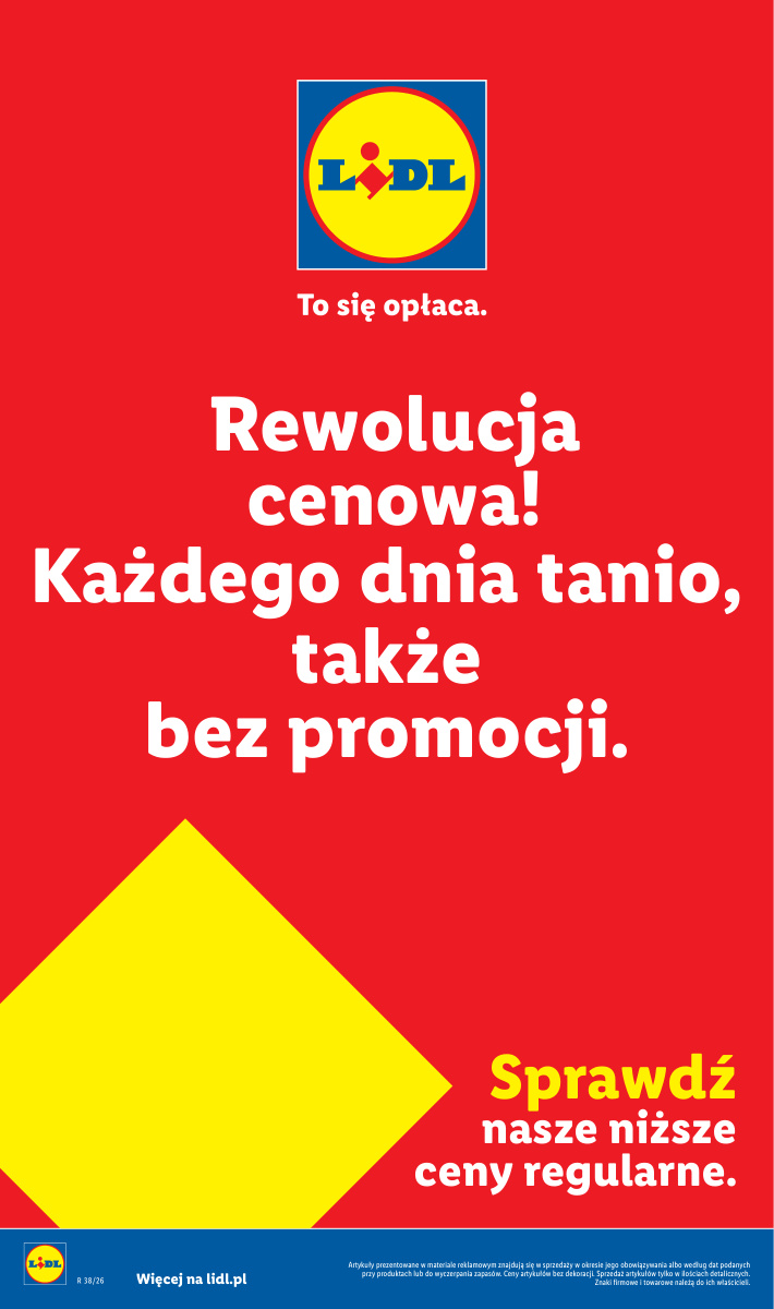 Okładka gazetki Oszczędzaj każdego dnia — Lidl