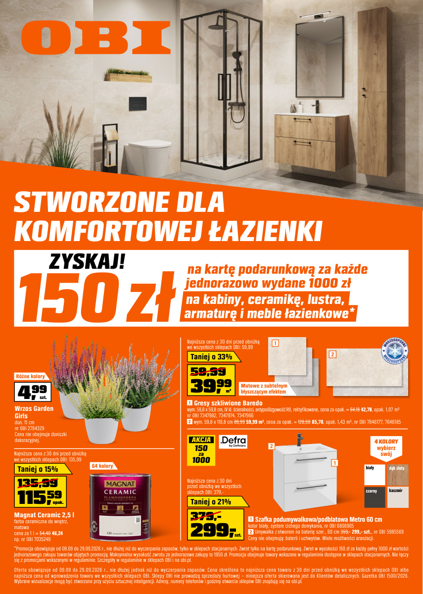 Okładka gazetki Gazetka OBI — OBI