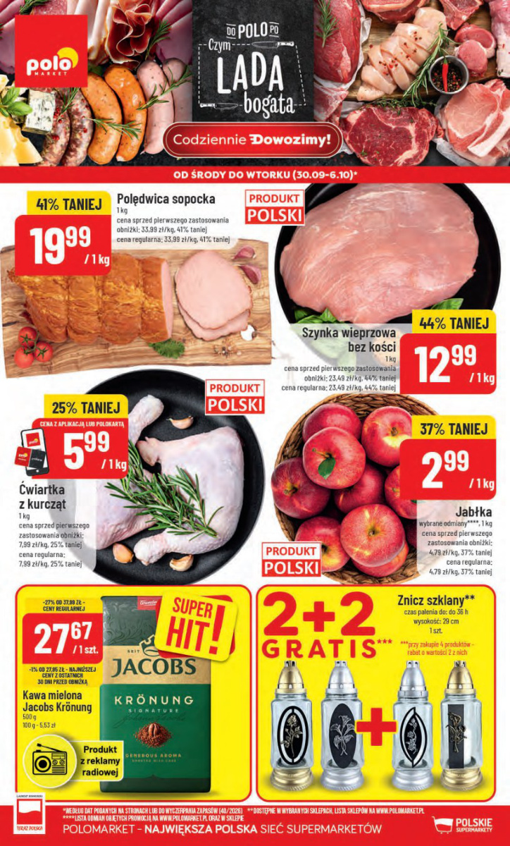 Okładka gazetki Promocje w marketach POLOmarket — POLOmarket