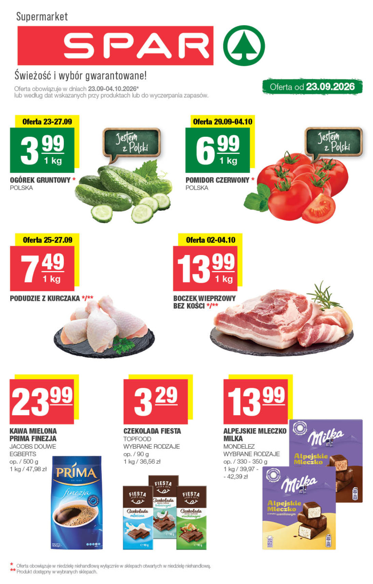 Okładka gazetki Gazetka SPAR — SPAR